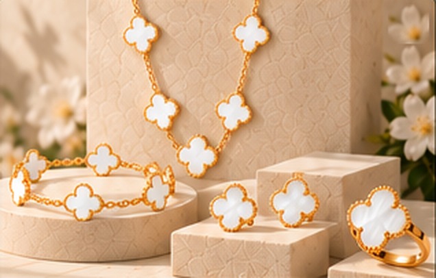 Pack Van Cleef Nacre blanche