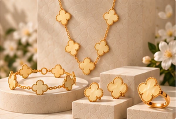 Pack Van Cleef Nacre dorée